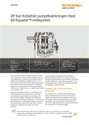 ZF Marine har förbättrat pumptillverkningen med ett Equator™-mätsystem